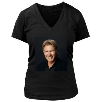 Harrison Ford Women's Deep V-Neck TShirt