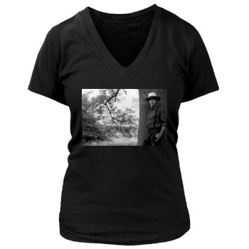 Harrison Ford Women's Deep V-Neck TShirt