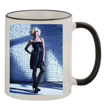 Scarlett Johansson 11oz Colored Rim & Handle Mug