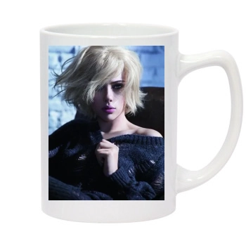 Scarlett Johansson 14oz White Statesman Mug