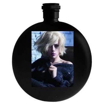 Scarlett Johansson Round Flask