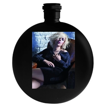 Scarlett Johansson Round Flask