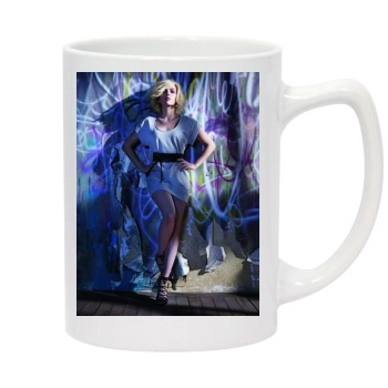 Scarlett Johansson 14oz White Statesman Mug