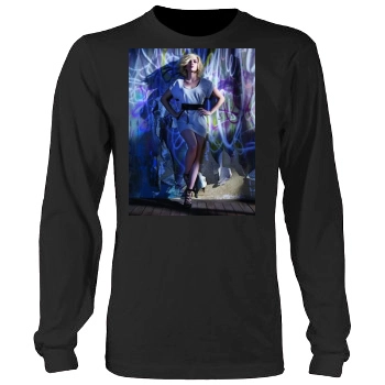 Scarlett Johansson Men's Heavy Long Sleeve TShirt