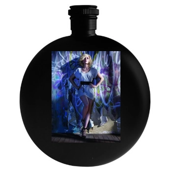 Scarlett Johansson Round Flask