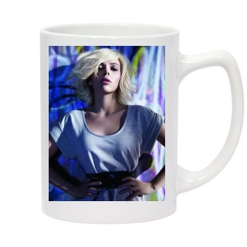 Scarlett Johansson 14oz White Statesman Mug