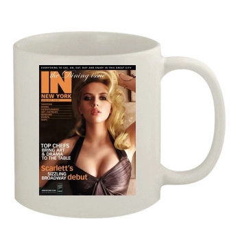 Scarlett Johansson 11oz White Mug