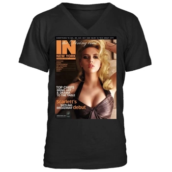 Scarlett Johansson Men's V-Neck T-Shirt