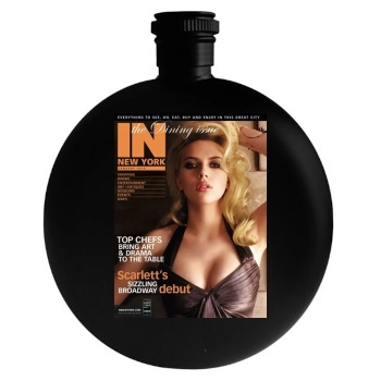 Scarlett Johansson Round Flask