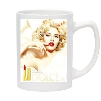 Scarlett Johansson 14oz White Statesman Mug