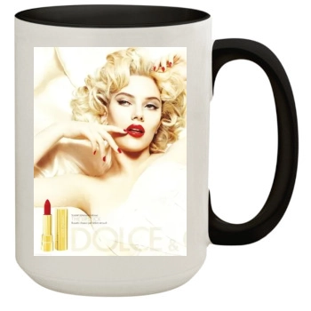 Scarlett Johansson 15oz Colored Inner & Handle Mug