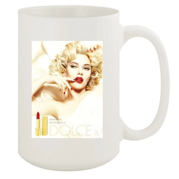 Scarlett Johansson 15oz White Mug