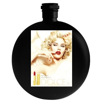 Scarlett Johansson Round Flask