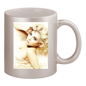 Scarlett Johansson 11oz Metallic Silver Mug