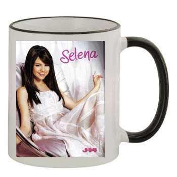 Selena Gomez 11oz Colored Rim & Handle Mug