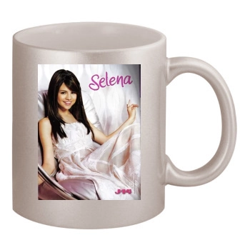 Selena Gomez 11oz Metallic Silver Mug