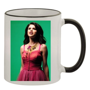 Selena Gomez 11oz Colored Rim & Handle Mug