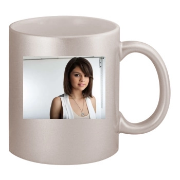 Selena Gomez 11oz Metallic Silver Mug