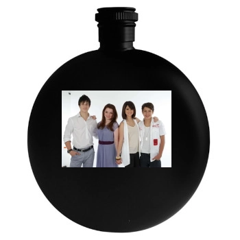 Selena Gomez Round Flask