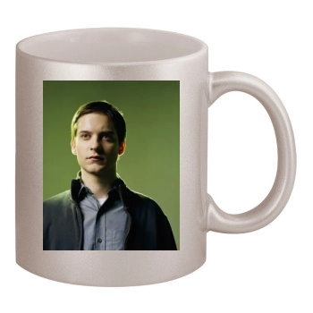 Tobey Maguire 11oz Metallic Silver Mug