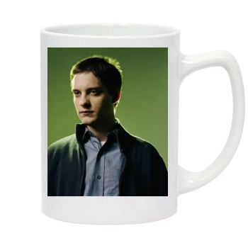 Tobey Maguire 14oz White Statesman Mug