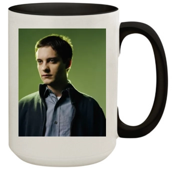 Tobey Maguire 15oz Colored Inner & Handle Mug