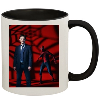 Tobey Maguire 11oz Colored Inner & Handle Mug