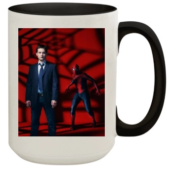 Tobey Maguire 15oz Colored Inner & Handle Mug