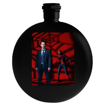 Tobey Maguire Round Flask