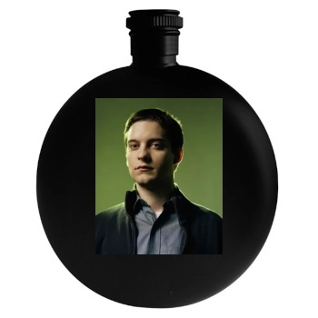 Tobey Maguire Round Flask