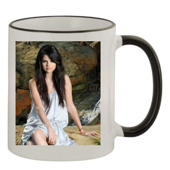 Selena Gomez 11oz Colored Rim & Handle Mug