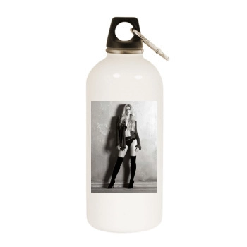 Shakira White Water Bottle With Carabiner