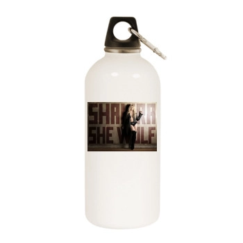 Shakira White Water Bottle With Carabiner