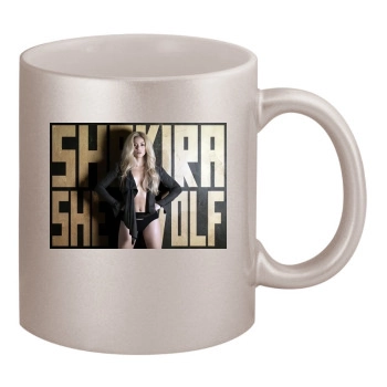 Shakira 11oz Metallic Silver Mug