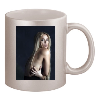 Shakira 11oz Metallic Silver Mug