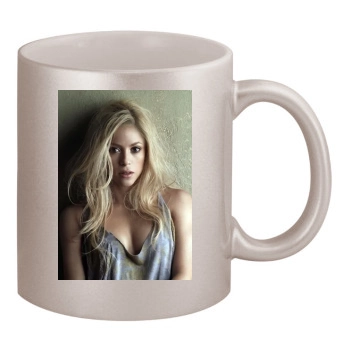 Shakira 11oz Metallic Silver Mug