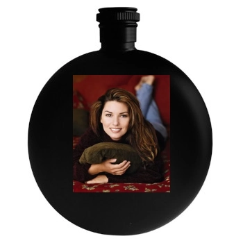 Shania Twain Round Flask