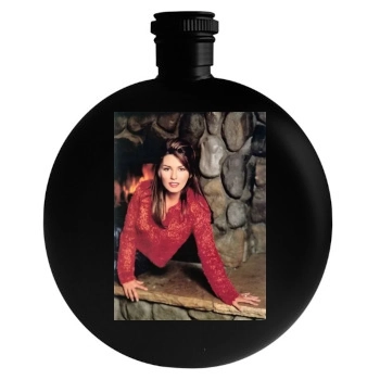 Shania Twain Round Flask