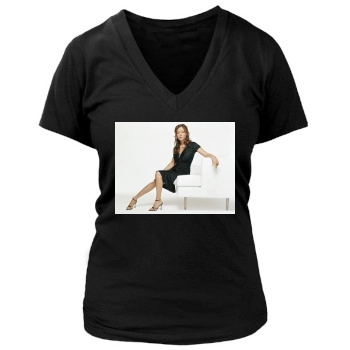 Shannen Doherty Women's Deep V-Neck TShirt