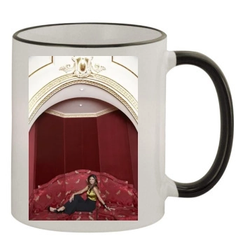 Shilpa Shetty 11oz Colored Rim & Handle Mug