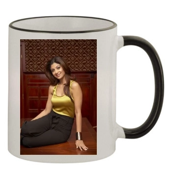 Shilpa Shetty 11oz Colored Rim & Handle Mug