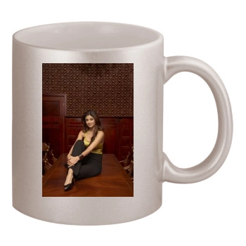 Shilpa Shetty 11oz Metallic Silver Mug