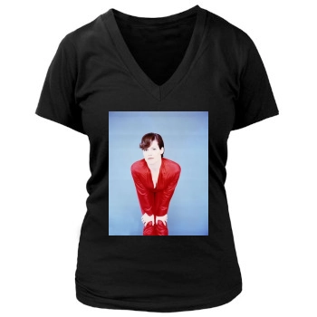 Sigourney Weaver Women's Deep V-Neck TShirt