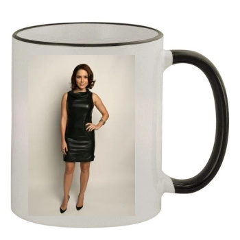 Sophia Bush 11oz Colored Rim & Handle Mug