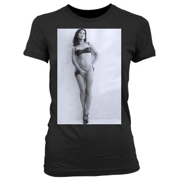 Sophie Marceau Women's Junior Cut Crewneck T-Shirt