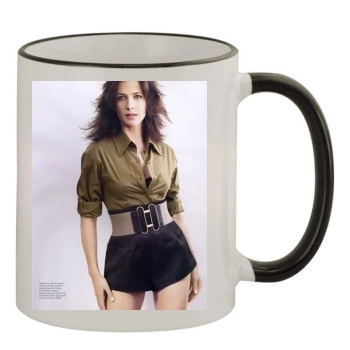 Sophie Marceau 11oz Colored Rim & Handle Mug