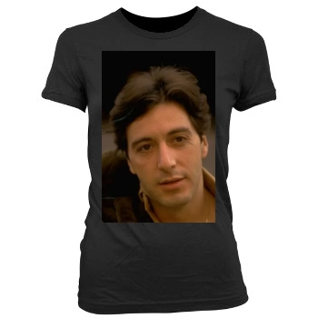 Al Pacino Women's Junior Cut Crewneck T-Shirt