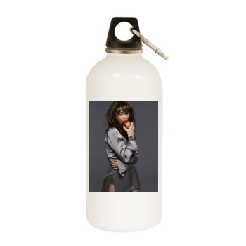 Sophie Marceau White Water Bottle With Carabiner