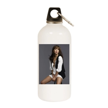 Sophie Marceau White Water Bottle With Carabiner