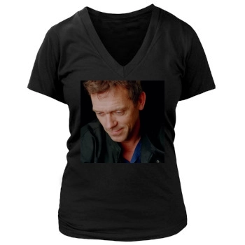 Hugh Laurie Women's Deep V-Neck TShirt